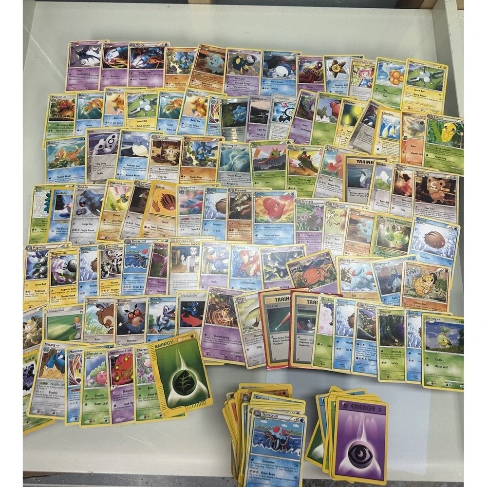 Huge mid era and vintage‎ pokemon 175 cards lot lp-damaged